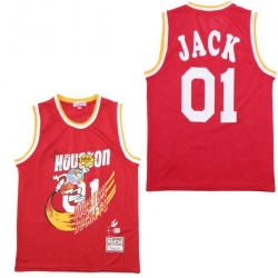 Men B&R Remix Jersey Rocket 01 Jack Red Throwback Jersey