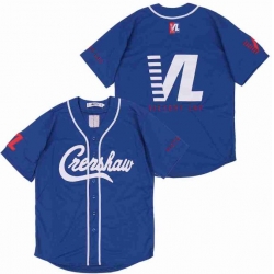 Men Blue Crenshaw Editon Blank Jersey