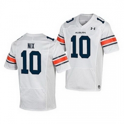 Auburn Tigers Bo Nix White Replica Men'S Jersey