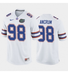 Florida Gators Luke Ancrum White Away Men'S Jersey