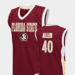 Men Florida State Seminoles Brandon Allen Red Fadeaway College Basketball Jersey