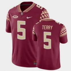 Men Florida State Seminoles Tamorrion Terry Game Garnet College Football Jersey