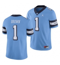 North Carolina Tar Heels Khafre Brown Carolina Blue College Football Men'S Jersey