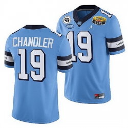 North Carolina Tar Heels Ty Chandler Blue 2021 Duke'S Mayo Bowl Cfp Jersey