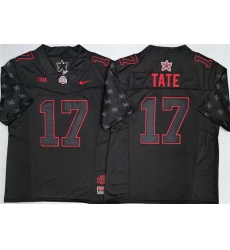 Men Ohio State Buckeyes 17 Carnell Tate Black 2025 F U S E  Limited Stitched Jersey