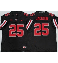 Men Ohio State Buckeyes 25 Lamar Bo Jackson Black 2025 F U S E Limited Stitched Jersey Men Ohio State Buckeyes 25 Lamar Bo Jackson Black 2025 F U S E Limited Stitched Jersey