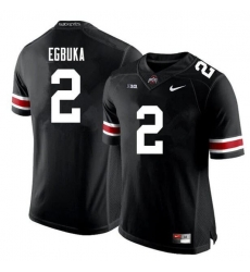 Men's Ohio State Buckeyes #2 Emeka Egbuka College Football Jersey Black