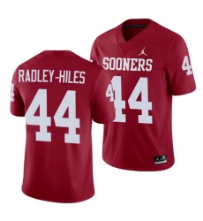 Oklahoma Sooners Brendan Radley Hiles Crimson Alumni Men'S Jersey