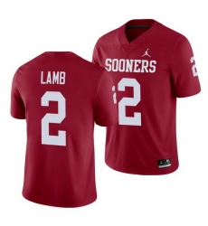 Oklahoma Sooners Ceedee Lamb Crimson Alumni Men'S Jersey