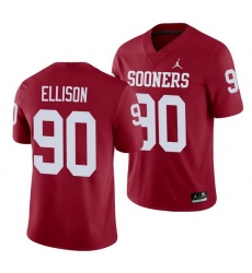 Oklahoma Sooners Josh Ellison Crimson Alumni Men'S Jersey