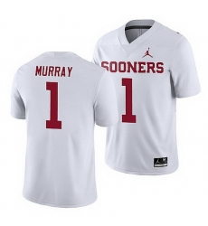 Oklahoma Sooners Kyler Murray White Game Men'S Jersey