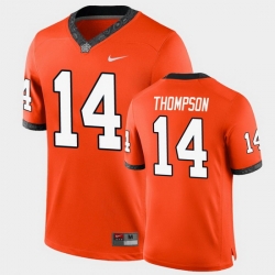 Men Oklahoma State Cowboys Peyton Thompson College Football Orange Game Jersey