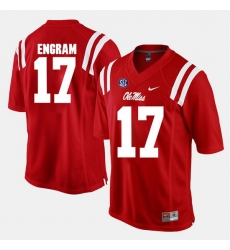 Evan Engram Red Ole Miss Rebels Alumni Football Game Jersey