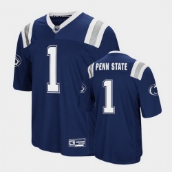 penn state nittany lions navy foos ball football men's jersey