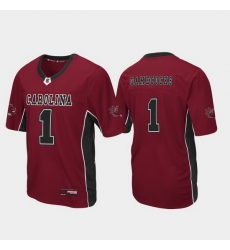 Men South Carolina Gamecocks 1 Garnet Max Power Football Jersey