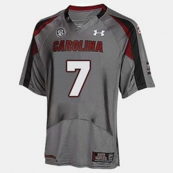 Men South Carolina Gamecocks Jadeveon Clowney College Football Gray Jersey