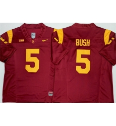 Men USC Trojans 5 Reggie Bush F U S E Red Stitched Jersey Men USC Trojans 5 Reggie Bush F U S E Red Stitched Jersey