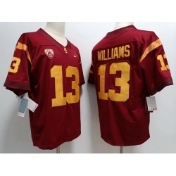 Men's Nike USC Trojans Caleb Williams Game Cardinal Red Football Jersey