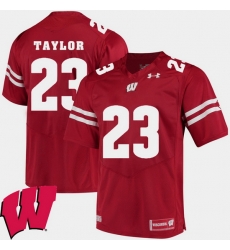 Men Wisconsin Badgers Jonathan Taylor Red Alumni Football Game Ncaa 2018 Jersey