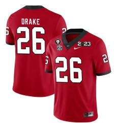 Men #26 Collin Drake Georgia Bulldogs 2022-23 CTP National Championship Football Jerseys