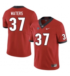 Men #37 Woody Waters Georgia Bulldogs College Football Jerseys Sale-Red Anniversary