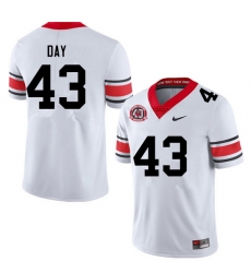 Men #43 Davis Day Georgia Bulldogs College Football Jerseys Sale-40th Anniversary