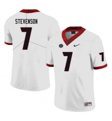 Men #7 Tyrique Stevenson Georgia Bulldogs College Football Jerseys Sale-white