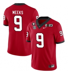 Men #9 Jackson Meeks Georgia Bulldogs 2022-23 CTP National Championship Football Jerseys