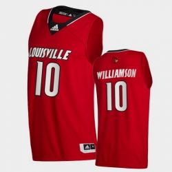 Men Louisville Cardinals Samuell Williamson College Basketball Red Swingman 2020 21 Jersey