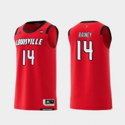 Men Louisville Cardinals Will Rainey Red Replica College Basketball Jersey