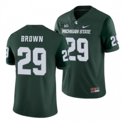 Michigan State Spartans Shakur Brown Green College Football Men'S Jersey