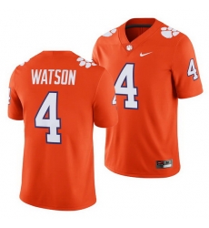 Clemson Tigers Deshaun Watson Orange Game College Football Jersey