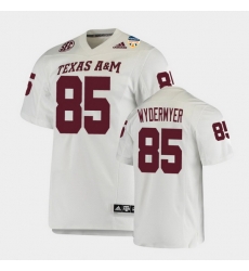 Men Texas A&M Aggies Jalen Wydermyer 2021 Orange Bowl College Football White Jersey