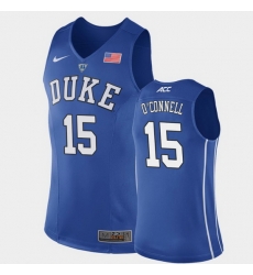 Duke Blue Devils Alex O'Connell Royal Authentic Men'S Jersey