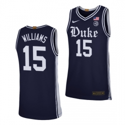 Duke Blue Devils Mark Williams Navy Alternate Men'S Jersey