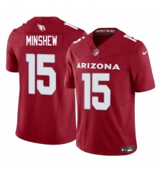 Men Arizona Cardinals 15 Gardner Minshew Red 2026 F U S E Vapor Untouchable Limited Stitched Jersey Men Arizona Cardinals 15 Gardner Minshew Red 2026 F U S E Vapor Untouchable Limited Stitched Jersey