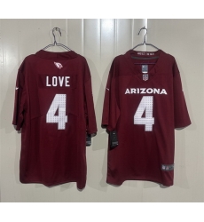 Men Arizona Cardinals 4 Jeremiyah Love Red 2026 Draft Vapor Untouchable Limited Stitched Jersey Men Arizona Cardinals 4 Jeremiyah Love Red 2026 Draft Vapor Untouchable Limited Stitched Jersey