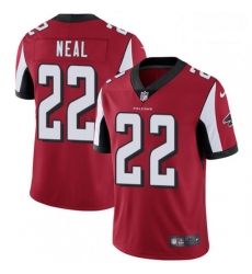 Men Nike Atlanta Falcons 22 Keanu Neal Red Team Color Vapor Untouchable Limited Player NFL Jersey