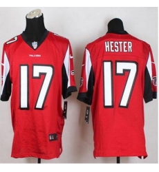 NEW Atlanta Falcons #17 Devin Hester Red Team Color Men Stitched NFL Elite Jersey