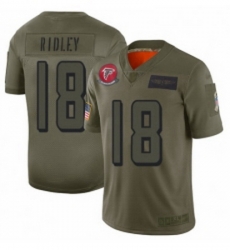 Youth Atlanta Falcons 18 Calvin Ridley Limited Camo 2019 Salute to Service Football Jersey