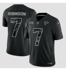 Youth Atlanta Falcons  7 Bijan Robinson Black 2026 Salute to Service Limited Stitched Football Jersey