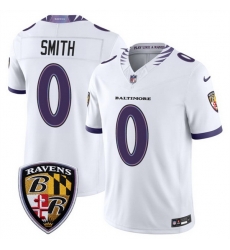 Men Baltimore Ravens 0 Roquan Smith White 2026 F U S E Vapor Stitched Limited Football Jersey Men Baltimore Ravens 0 Roquan Smith White 2026 F U S E Vapor Stitched Limited Football Jersey