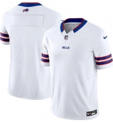 Men Buffalo Bills White Blank F U S E Stitched NFL Jersey Men Buffalo Bills White Blank F U S E Stitched NFL Jersey