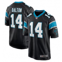 Men Carolina Panthers Andy Dalton #14 Black Vapor Untouchable Limited Stitched NFL Jersey