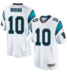 Nike Panthers #10 Corey Brown White Mens Stitched NFL Elite Jersey