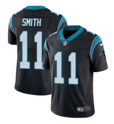 Nike Panthers #11 Torrey Smith Black Team Color Mens Stitched NFL Vapor Untouchable Limited Jersey