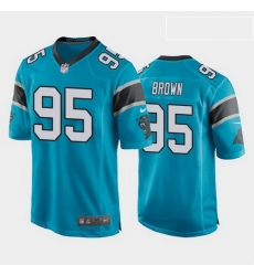 men derrick brown carolina panthers blue game jersey 