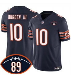 Men Chicago Bears 10 Luther Burden III Navy 2026 With Mike Ditka 89 Patch F U S E Vapor Untouchable Limited Stitched Football Jersey Men Chicago Bears 10 Luther Burden III Navy 2026 With Mike Ditka 89 Patch F U S E Vapor Untouchable Limited Stitched Football Jersey