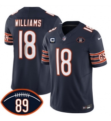 Men Chicago Bears 18 Caleb Williams Navy 2026 With Mike Ditka 89 Patch And 3 star C Patch Vapor Untouchable Limited Stitched Football Jersey Men Chicago Bears 18 Caleb Williams Navy 2026 With Mike Ditka 89 Patch And 3 star C Patch Vapor Untouchable Limited Stitched Football Jersey