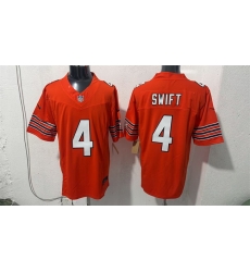 Men Chicago Bears 4 D Andre Swift Orange 2026 F U S E Vapor Untouchable Limited Stitched Football Jersey Men Chicago Bears 4 D Andre Swift Orange 2026 F U S E Vapor Untouchable Limited Stitched Football Jersey